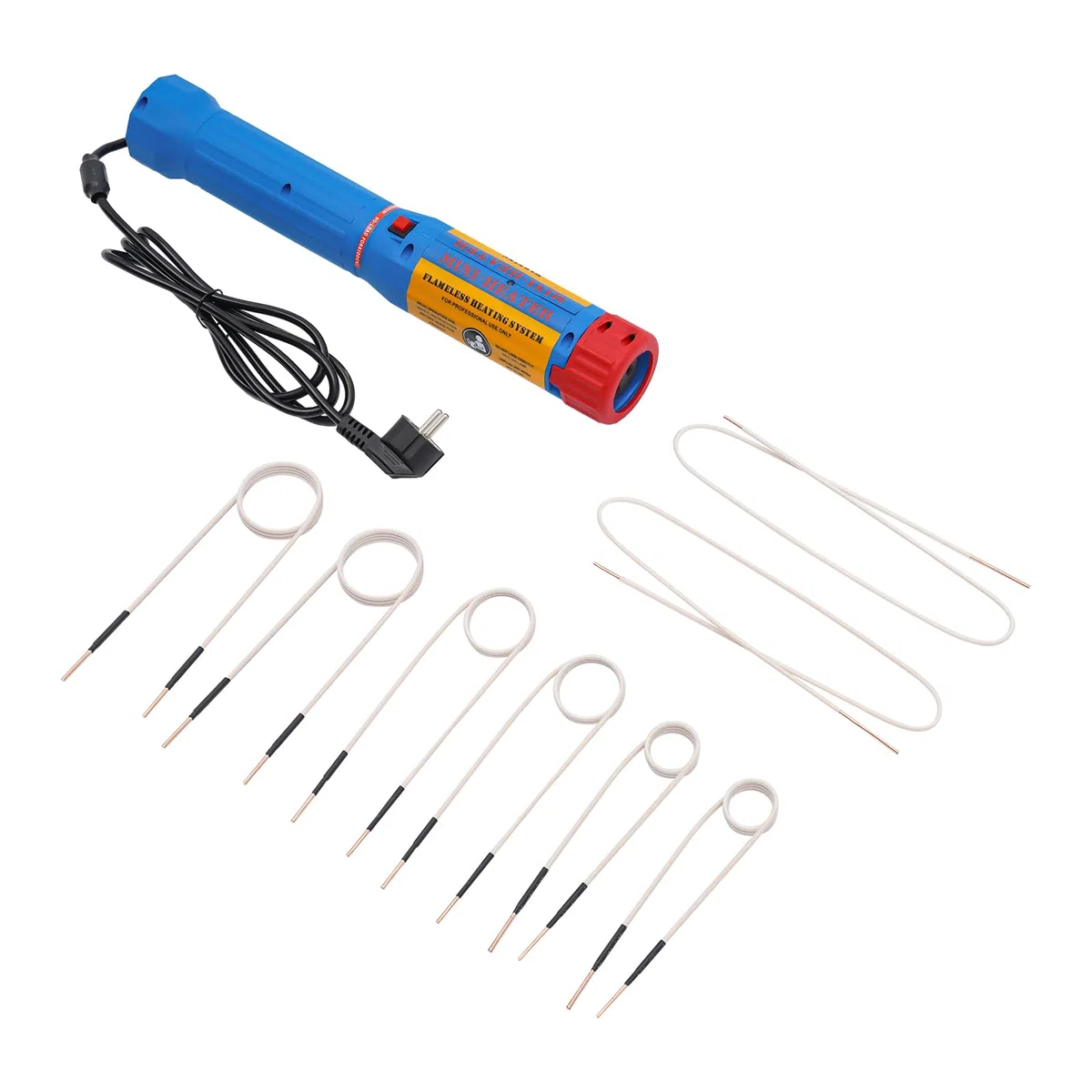 Radiateur magnétique à induction 1100 W - Avec 8 bobines de chauffage - Pour vis, écrous, roues, poulies