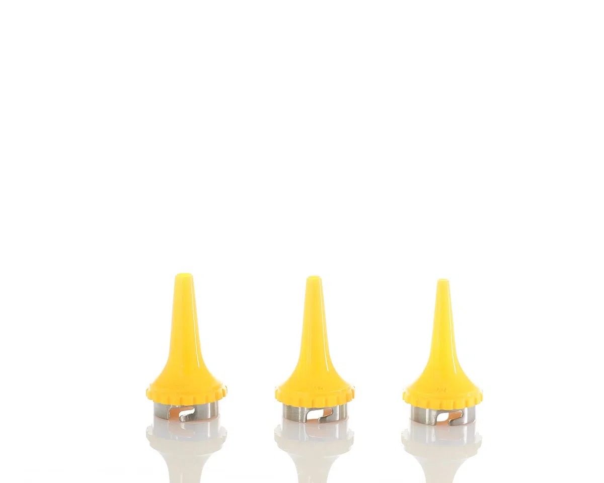 GIMA Otoscope Professionel Parker Oto-rhino-laryngologie Jaune 3 Spéculums autoclavables