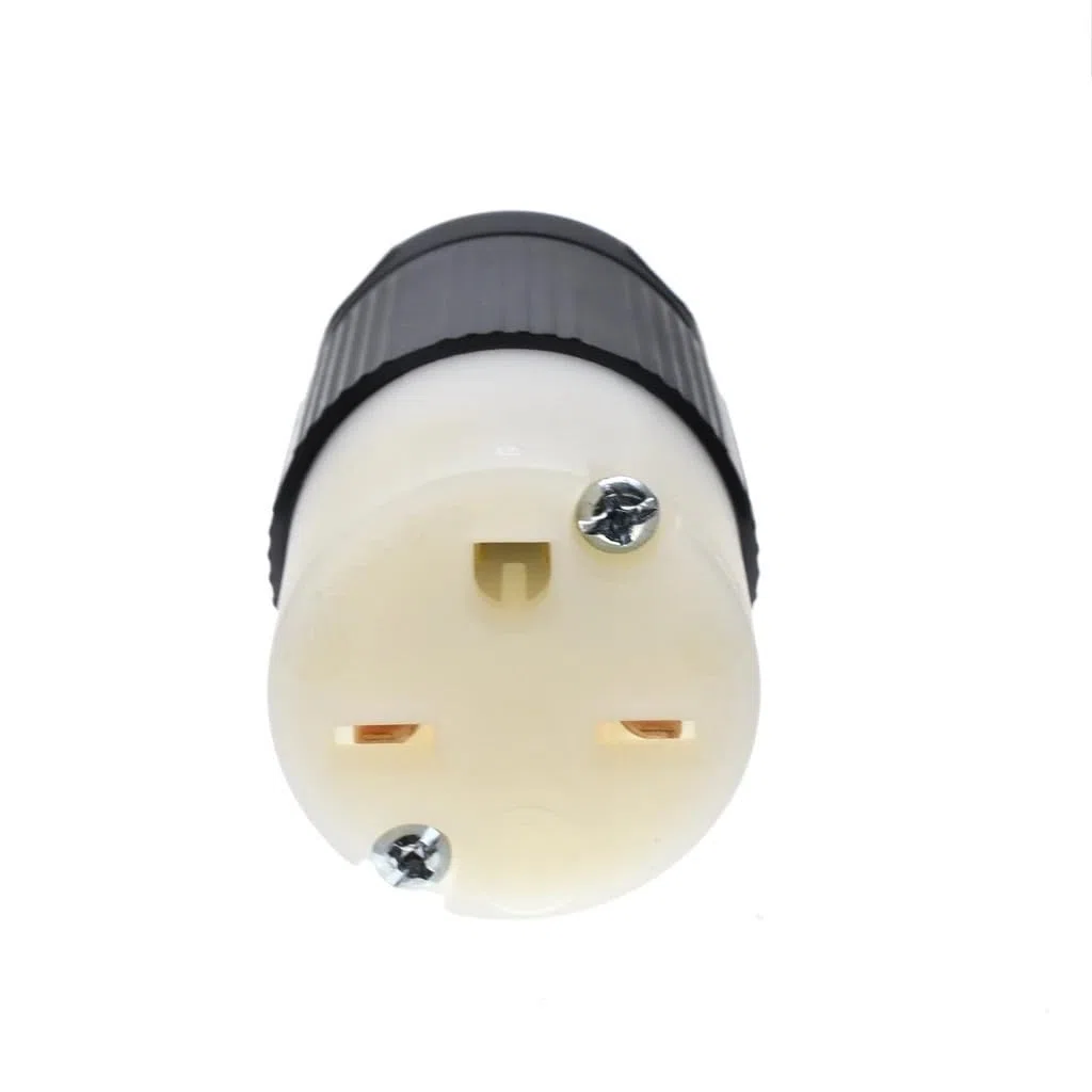 Connecteur de remplacement, rallonge femelle, 6-15R, 15 A 250 V, 2 pôles, 3 fils, mise à la terre