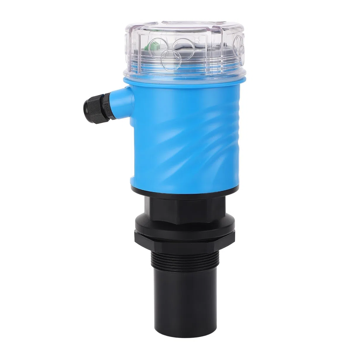 Capteur de niveau d'eau à ultrasons sortie 4-20 MA affichage LED boîtier ABS étanche conception circuit modulaire mesure niveau remplissage large application multifonction