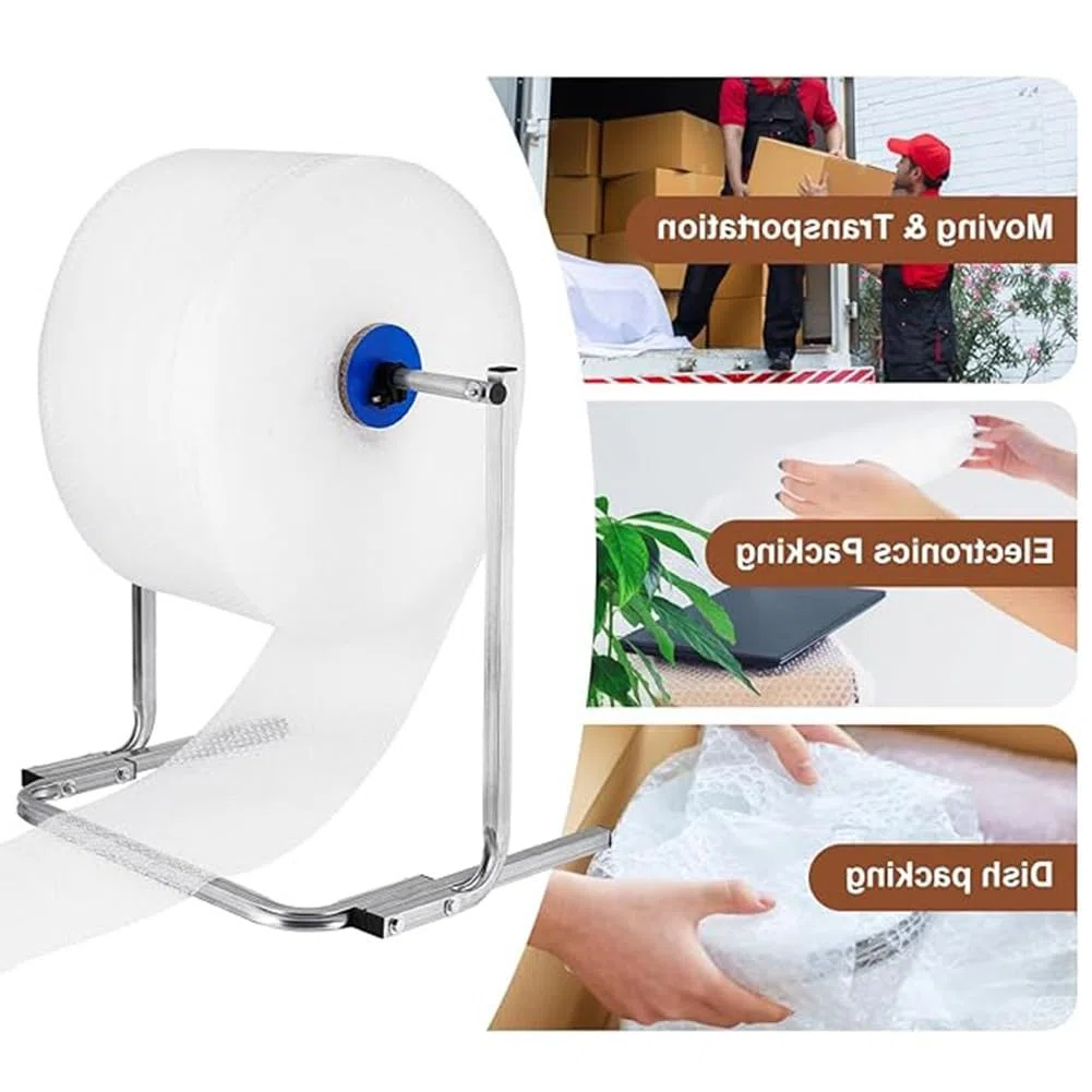 Distributeur de papier bulle support rouleau manuel emballage facile