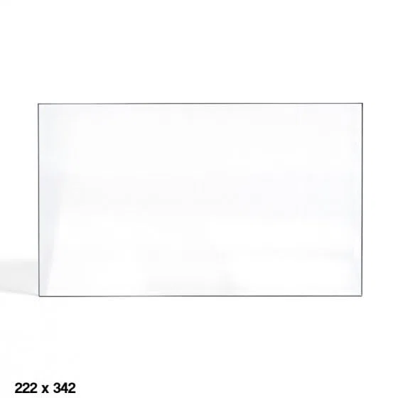 Vitre Jotul FS73 - Verre Rectangle Latéral pour Insert - 222 x 342 mm (L1 x H1) - 4 mm