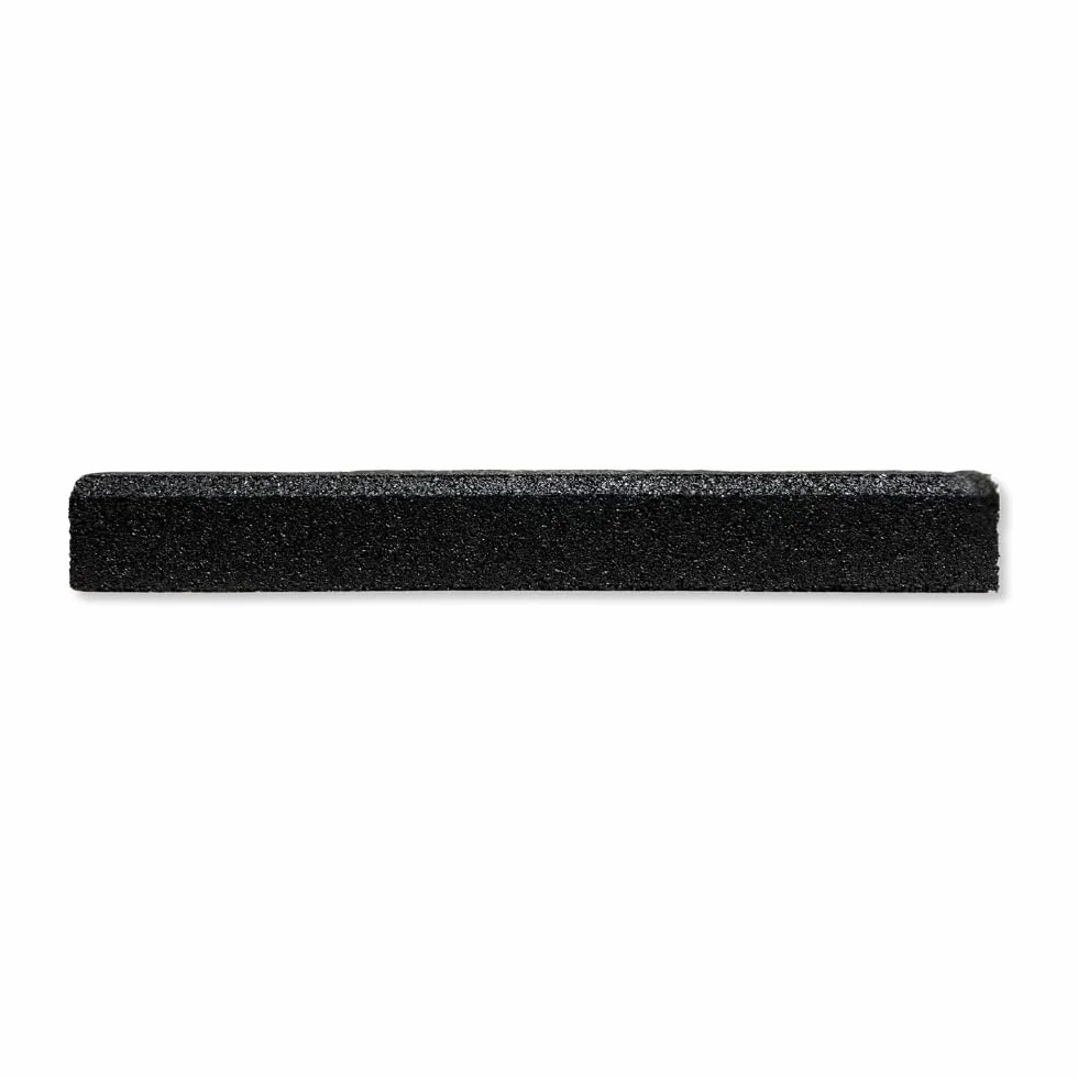 bepco Rampe de Trottoir, L x l x H : 100 x 25 x 5 cm, en Caoutchouc (Noire), avec rondelles intégrées à la Rampe pour la Fixation