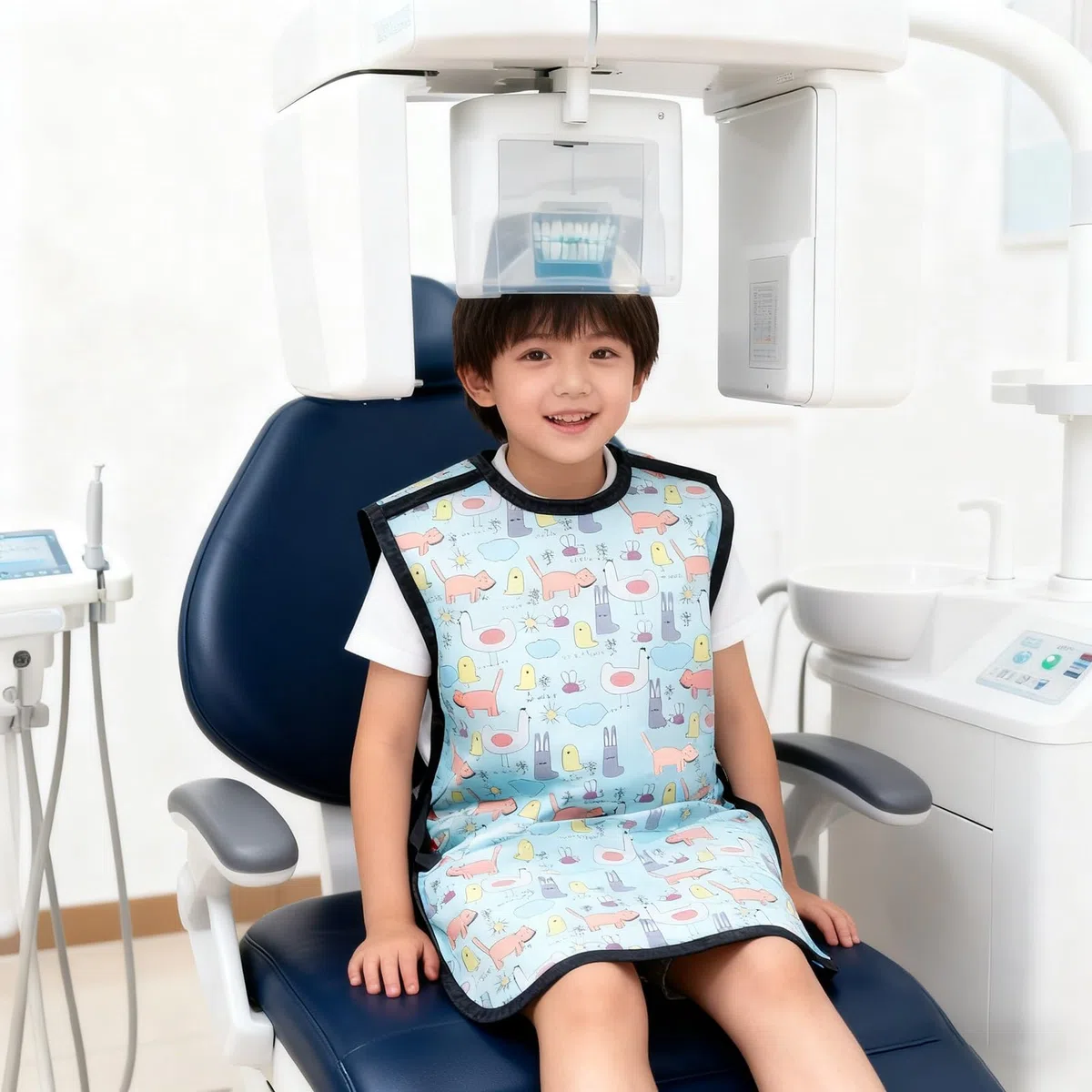 Tablier en Plomb Tablier De Protection Contre Les Radiations 0,5 Mmpb, Gilet De Protection Léger en Plomb Contre Les Rayons X pour Enfants