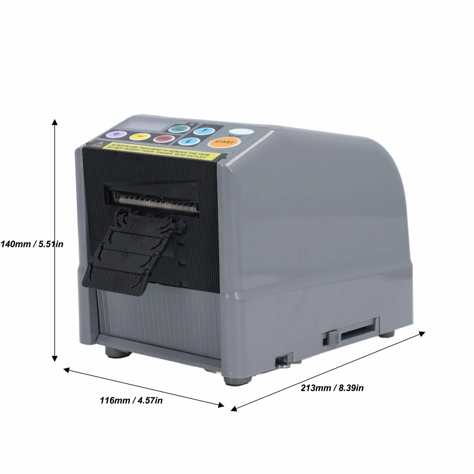 Distributeur de Ruban Adhésif Automatique, Cutter Électronique 6-60 mm, 999 m, 220-240V