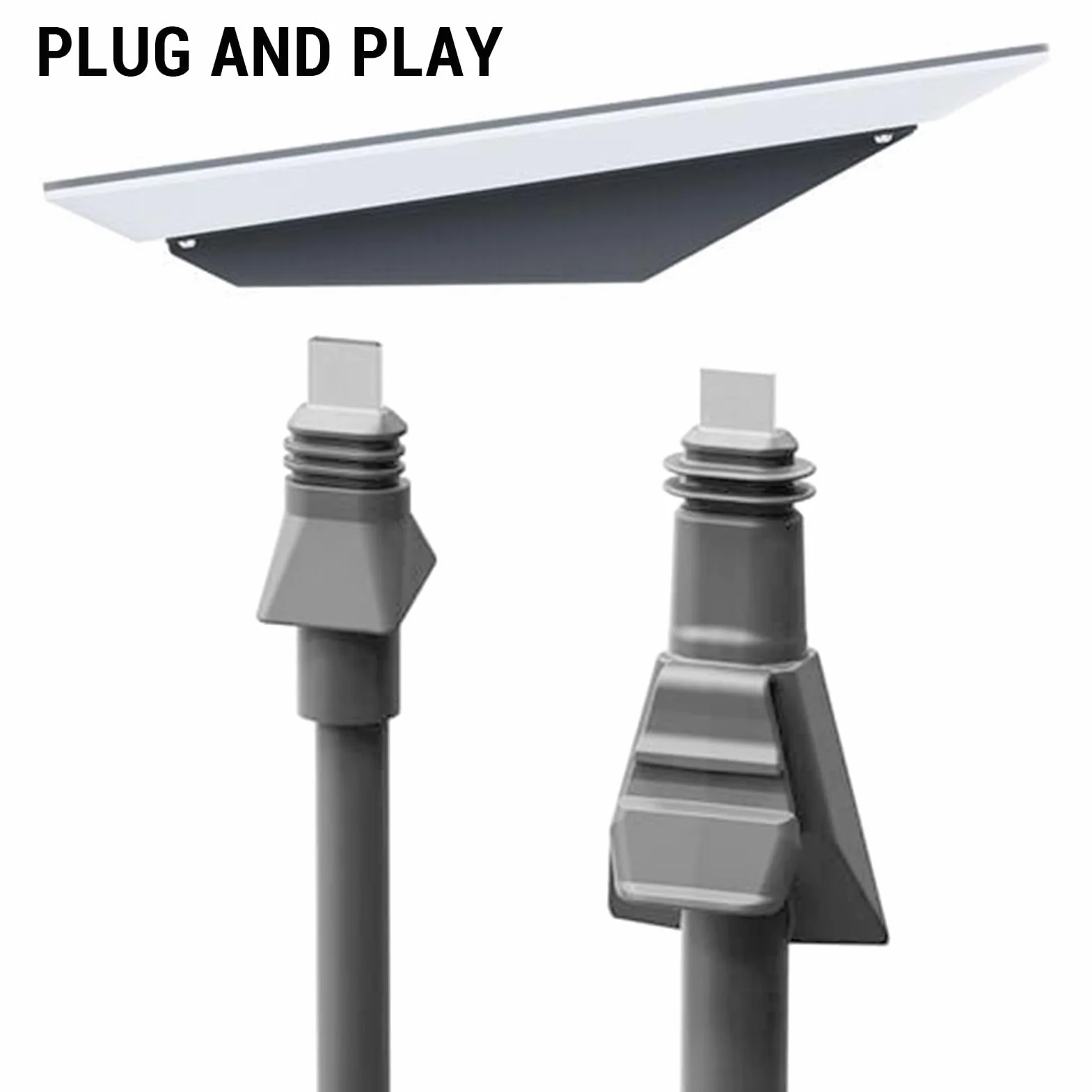 Fafeicy Câble de Remplacement pour Starlink 25m, Connectivité Haute Performance IP68, Câble Plat avec Noyau en Cuivre, Résistant aux Intempéries pour une Connexion Stable en Extérieur