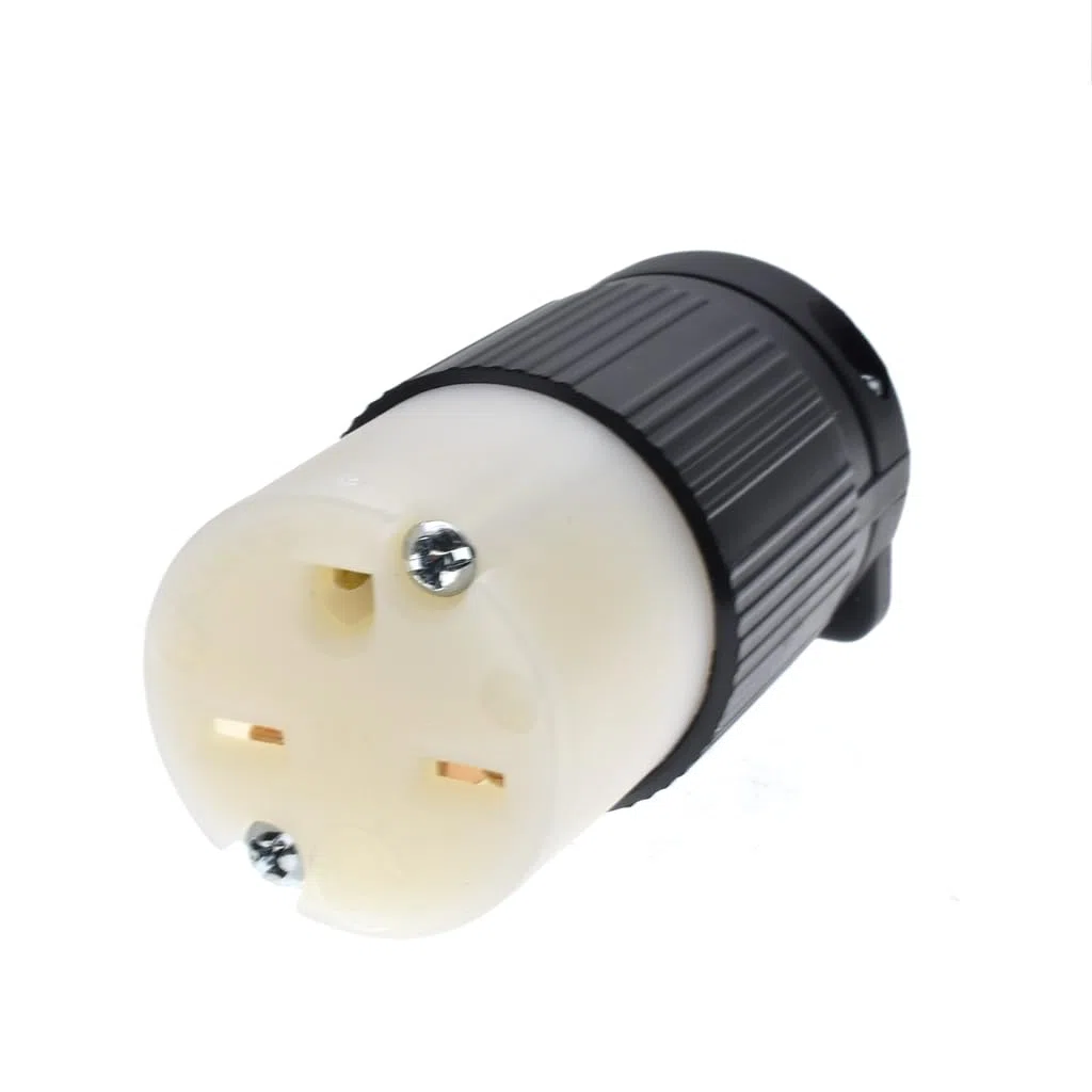 Connecteur de remplacement, rallonge femelle, 6-15R, 15 A 250 V, 2 pôles, 3 fils, mise à la terre