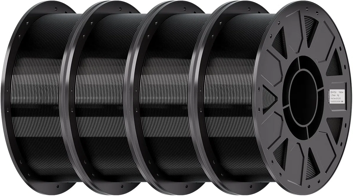 Creality Filament PETG 1,75 mm pour imprimante 3D Ender, 4 kg Noir