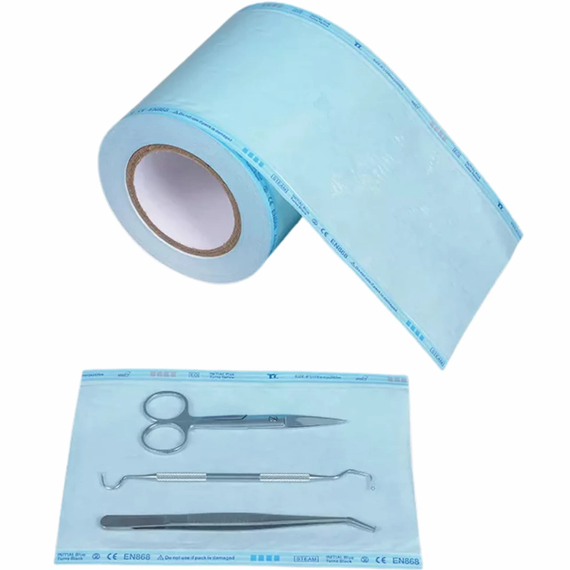 Rouleau de stérilisation autoclave 200 m | Emballage de stérilisation pour autoclave (10 cm x 200 m)