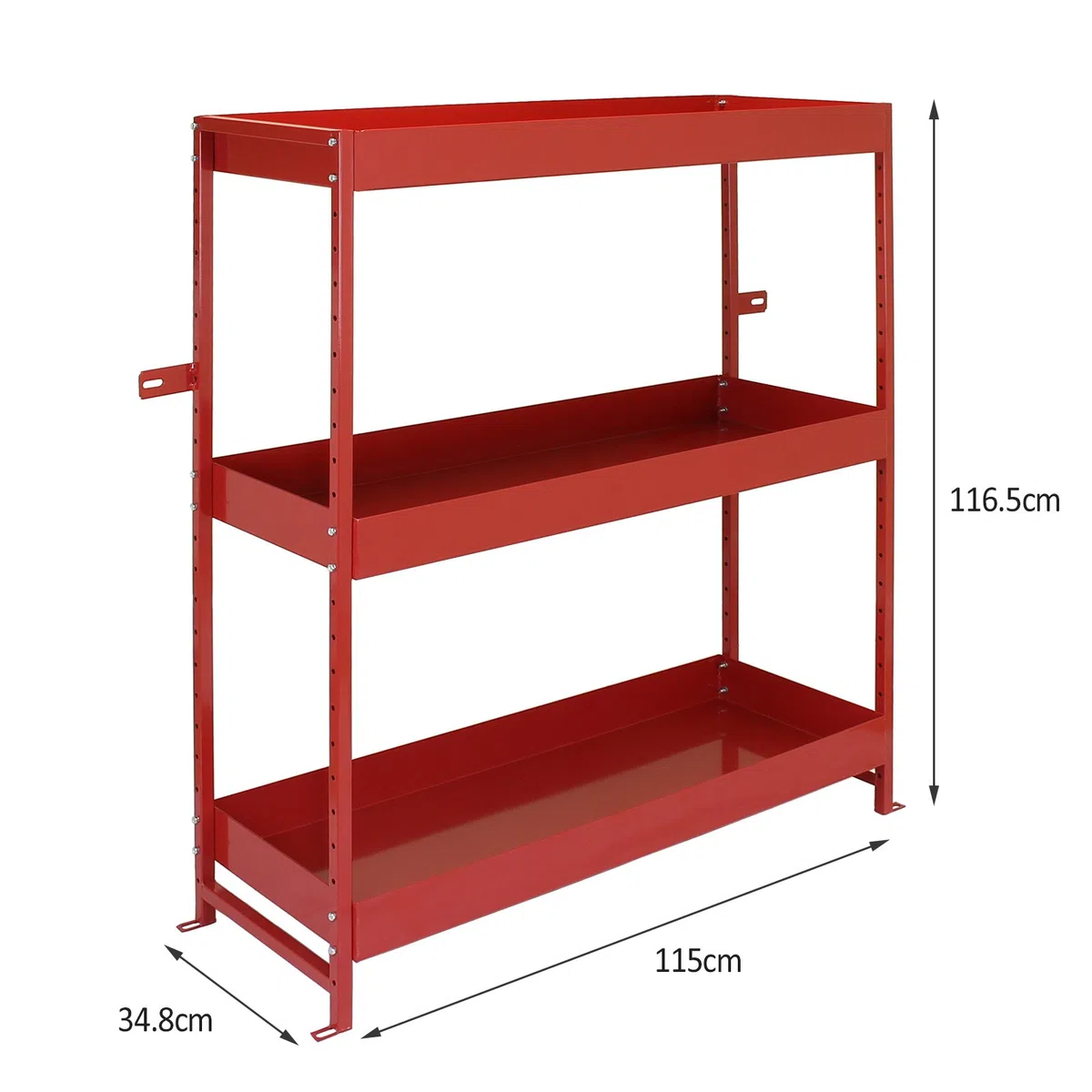 Monster Racking – 2 Rayonnages « Volcano » à Etagères Métalliques pour Le Rangement d’Outils dans Les Véhicules Utilitaires, 116,5cm x 115cm x 34,8cm