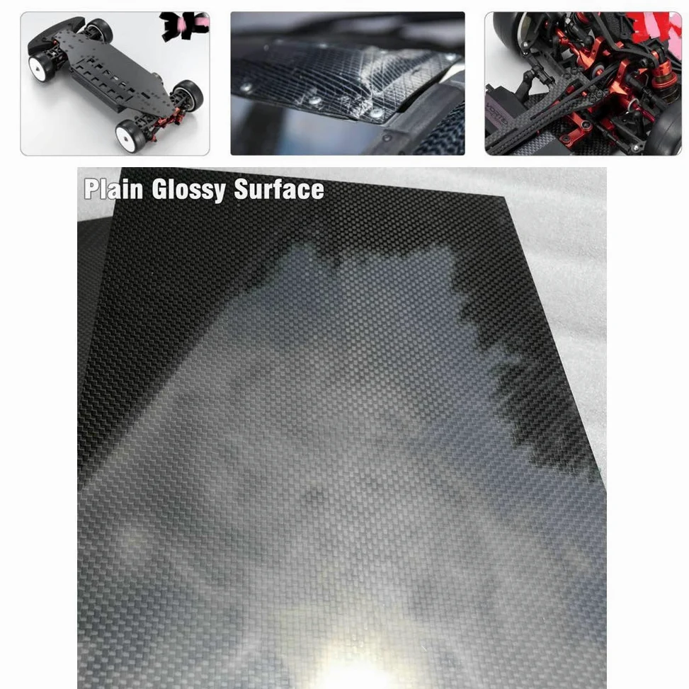 plaqu Fibre de Carbone plaqu Surface GLACANCE millimètre 500x250x3