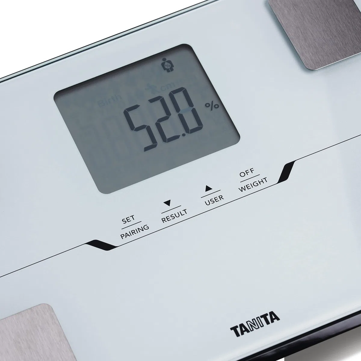 TANITA BC-401 Balance Intelligente de Composition Corporelle Familiale Compacte Blanche avec APP pour le Suivi de la Condition Physique