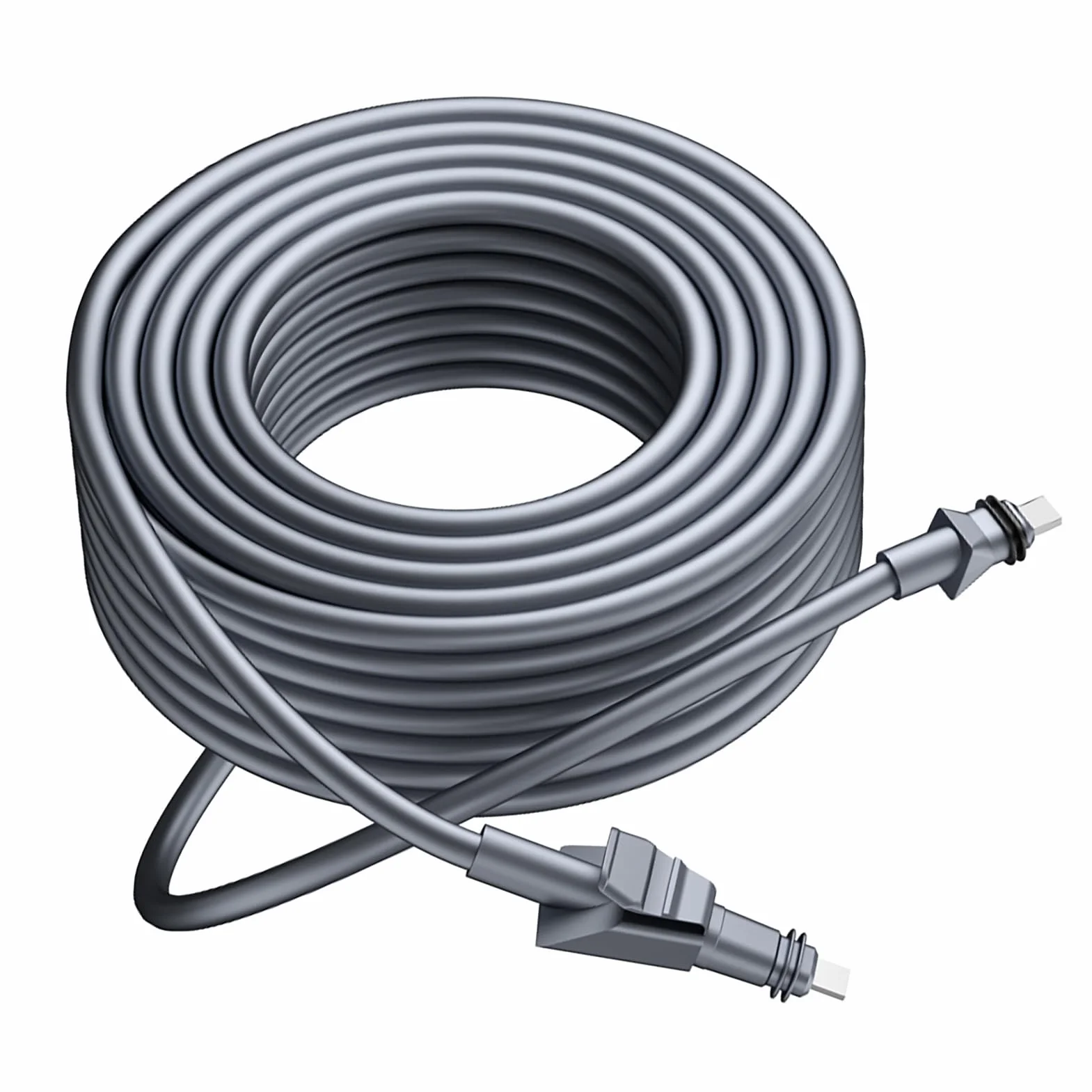 Fafeicy Câble de Remplacement pour Starlink 25m, Connectivité Haute Performance IP68, Câble Plat avec Noyau en Cuivre, Résistant aux Intempéries pour une Connexion Stable en Extérieur