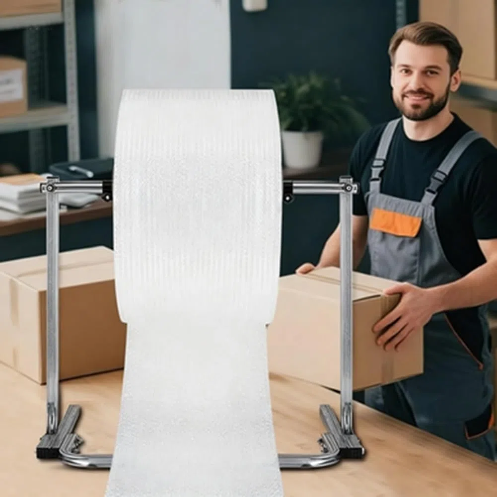 Distributeur de papier bulle support rouleau manuel emballage facile