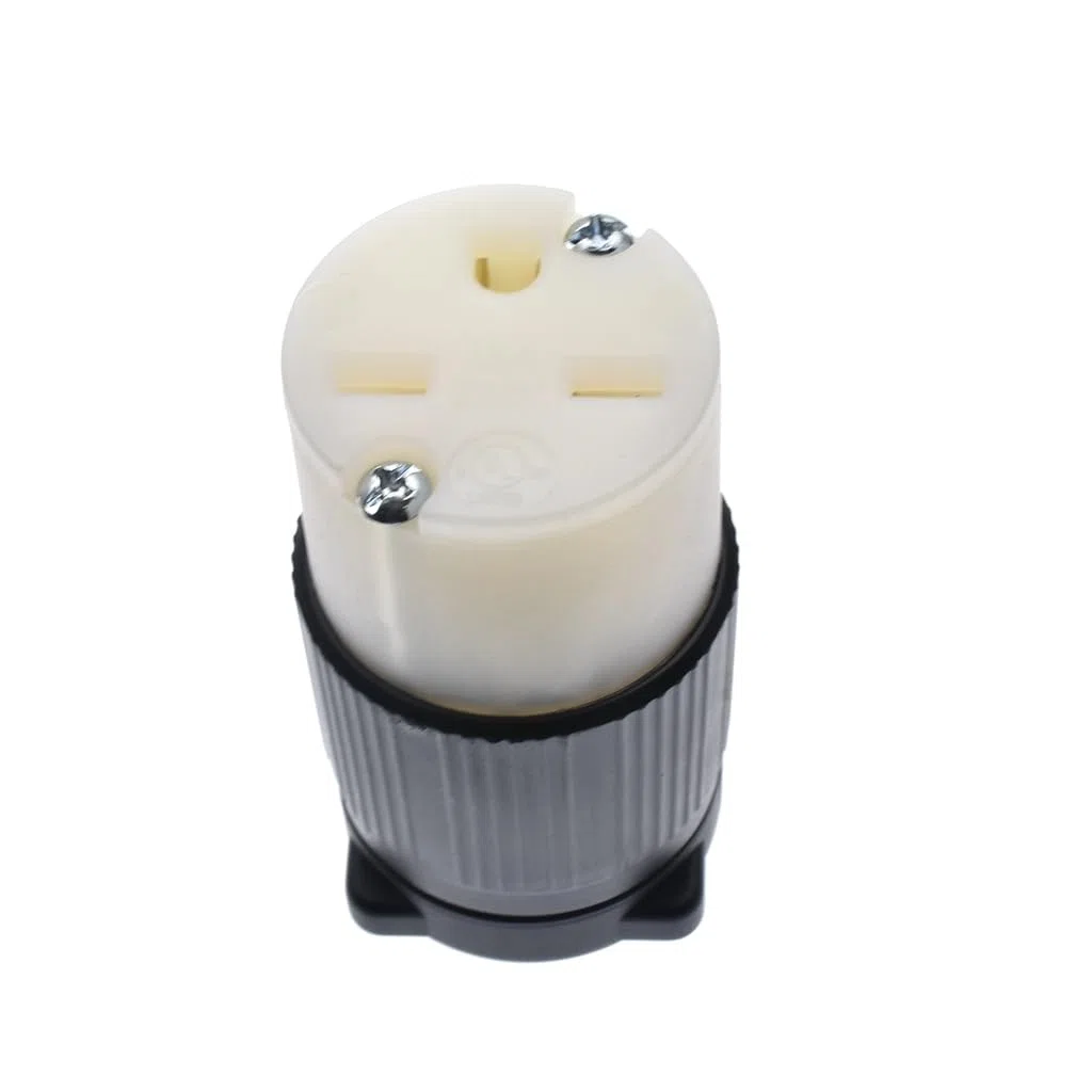 Connecteur de remplacement, rallonge femelle, 6-15R, 15 A 250 V, 2 pôles, 3 fils, mise à la terre