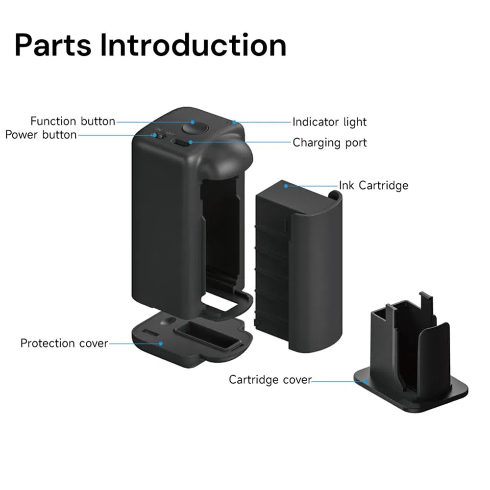 EVEBOT PrintInd Industrial Inkjet Printer Encres à séchage rapide des logos d'impression d'encre permanents ou étiquette sur une variété de surfaces, y compris le plastique et la toile en verre