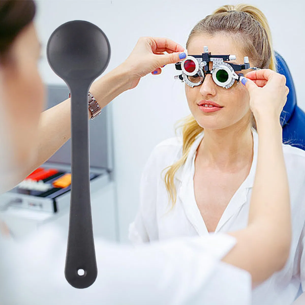 Occlusif Pour Examens Oculaires | Instrument d'Optométrie et d'Optique Visuelle - Occlusif Portable Antidérapant Pour Orthoptistes Optométristes Ophtalmologistes