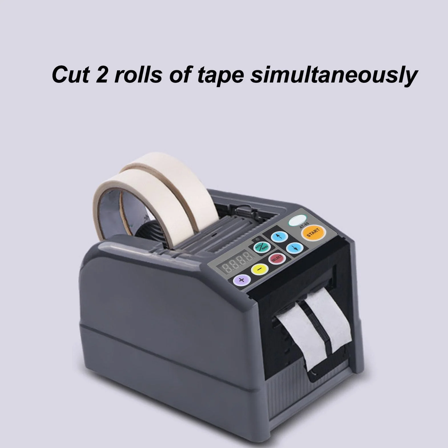 Distributeur de Ruban Adhésif Automatique, Cutter Électronique 6-60 mm, 999 m, 220-240V
