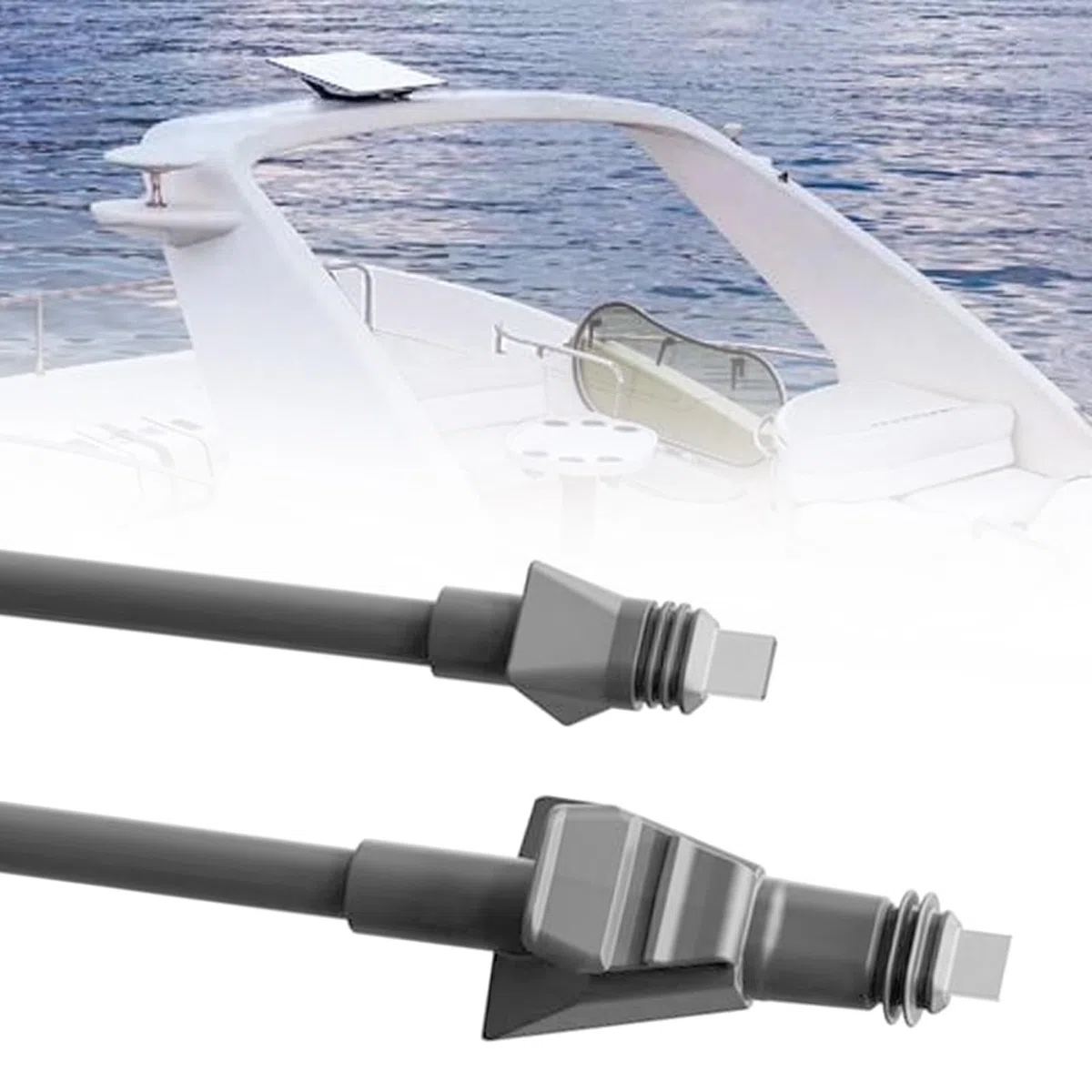 Fafeicy Câble de Remplacement pour Starlink 25m, Connectivité Haute Performance IP68, Câble Plat avec Noyau en Cuivre, Résistant aux Intempéries pour une Connexion Stable en Extérieur