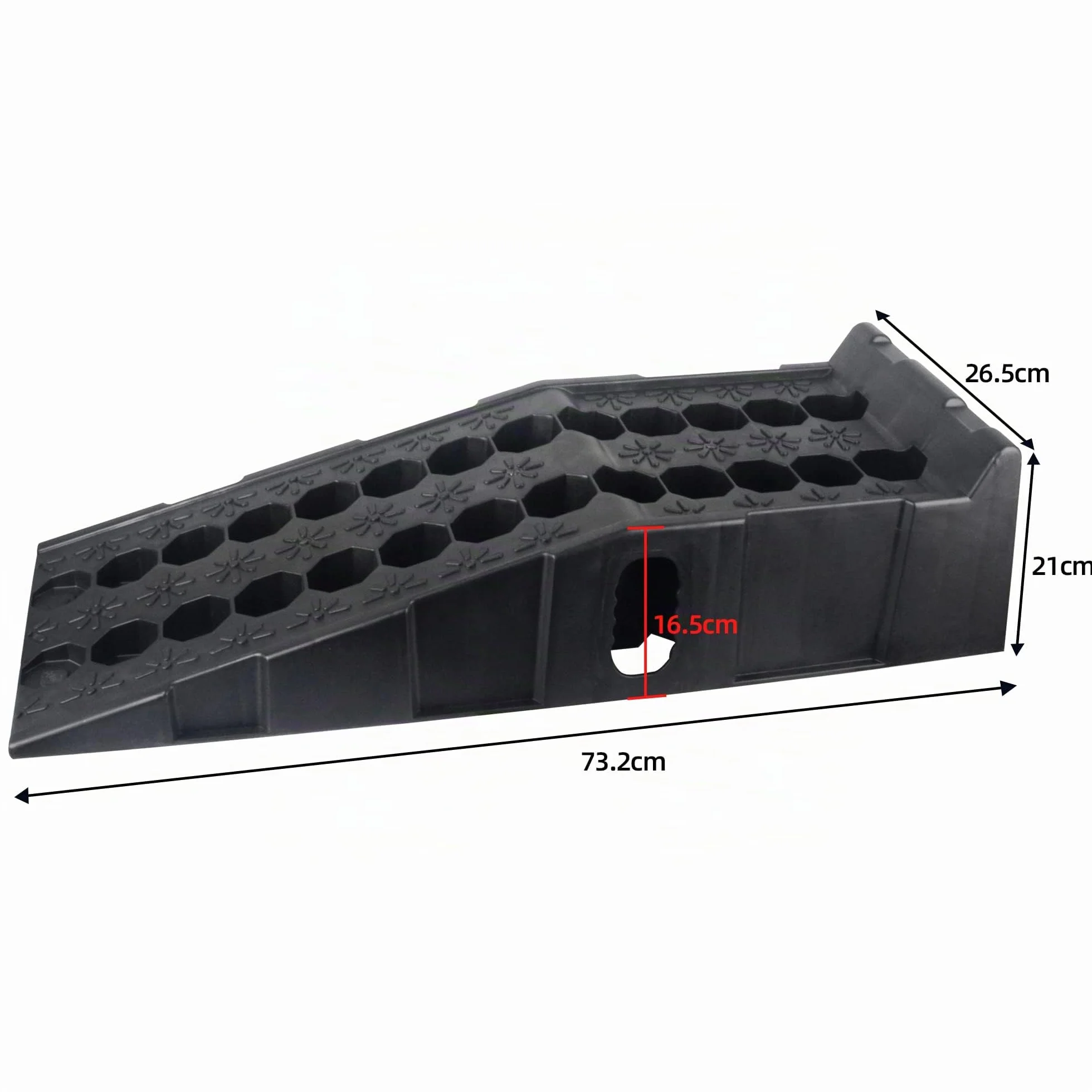 DAYUAN - Lot de 2 rampes en plastique de 7 tonnes ultra-robustes pour garage, pour le levage des véhicules automobiles, atelier, service et réparation de voiture
