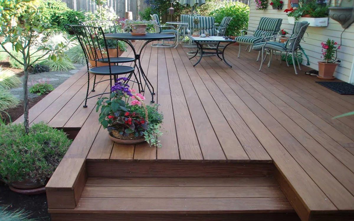 lame de terrasse de ipé 21 x 120mm (longeur 135cm)