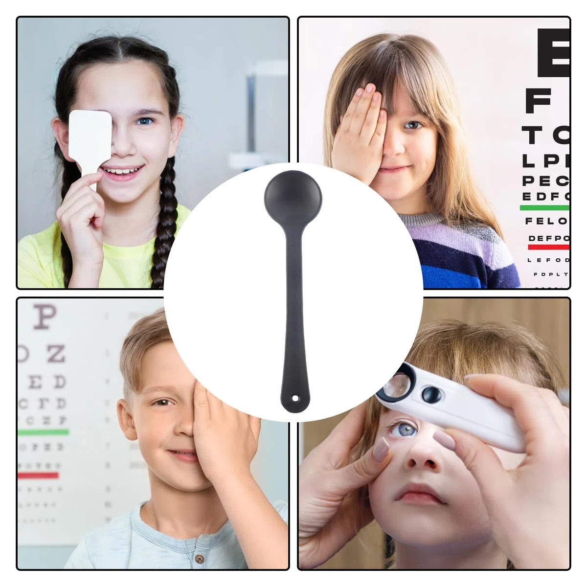 Occlusif Pour Examens Oculaires | Instrument d'Optométrie et d'Optique Visuelle - Occlusif Portable Antidérapant Pour Orthoptistes Optométristes Ophtalmologistes