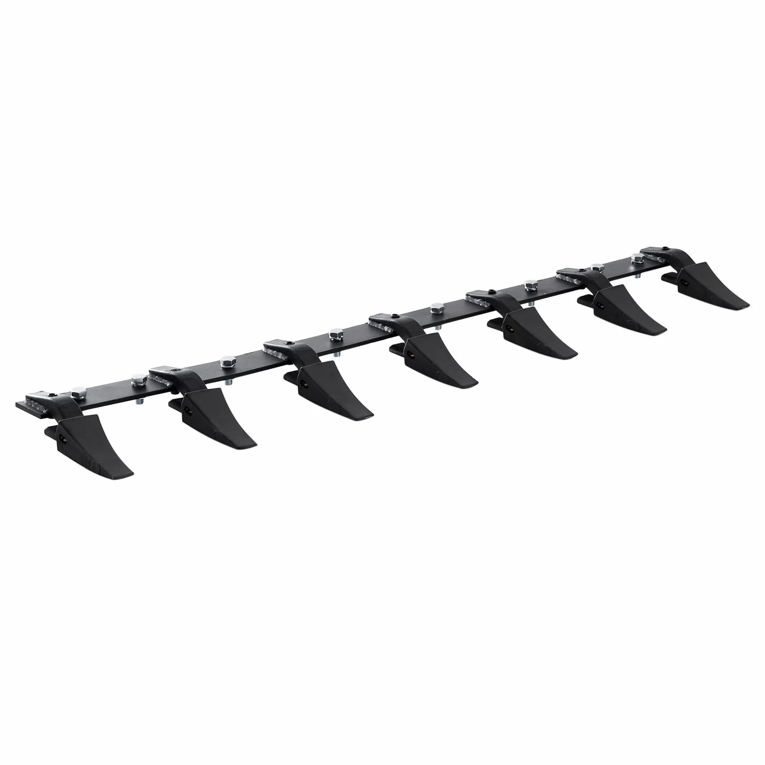 VEVOR Barre à dents de godet, 1500 mm, dent de godet de tracteur, barre à 7 dents pour chargeur, tracteur compact, capacité de charge 2000 kg, boulonnée, pour excavation du sol, protection du godet