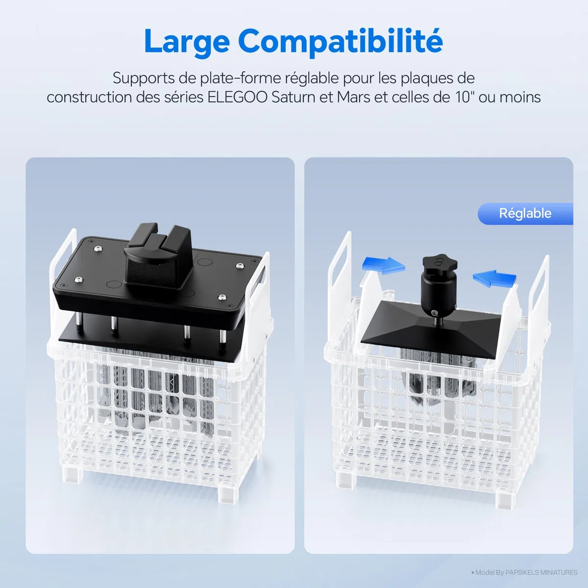 ELEGOO Mercury Plus 3.0 Wash and Cure Machine de Nettoyage et de Durcissement UV pour Lavage et Séchage UV d'Imprimantes 3D Résine LCD/DLP/SLA de Grand Format Mars Saturn