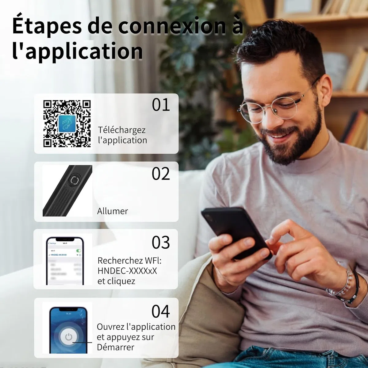 Earo Oreille Otoscope 1080p Hd Kit Camera Oreille, Earo Vision-Caméra Oreille Nettoyage Ip67 Étanche, Endoscope Wifi Nettoyant Oreille Kit Avec 6 Lumières Led, Adapté Aux Smartphones Et Tablettes Ios