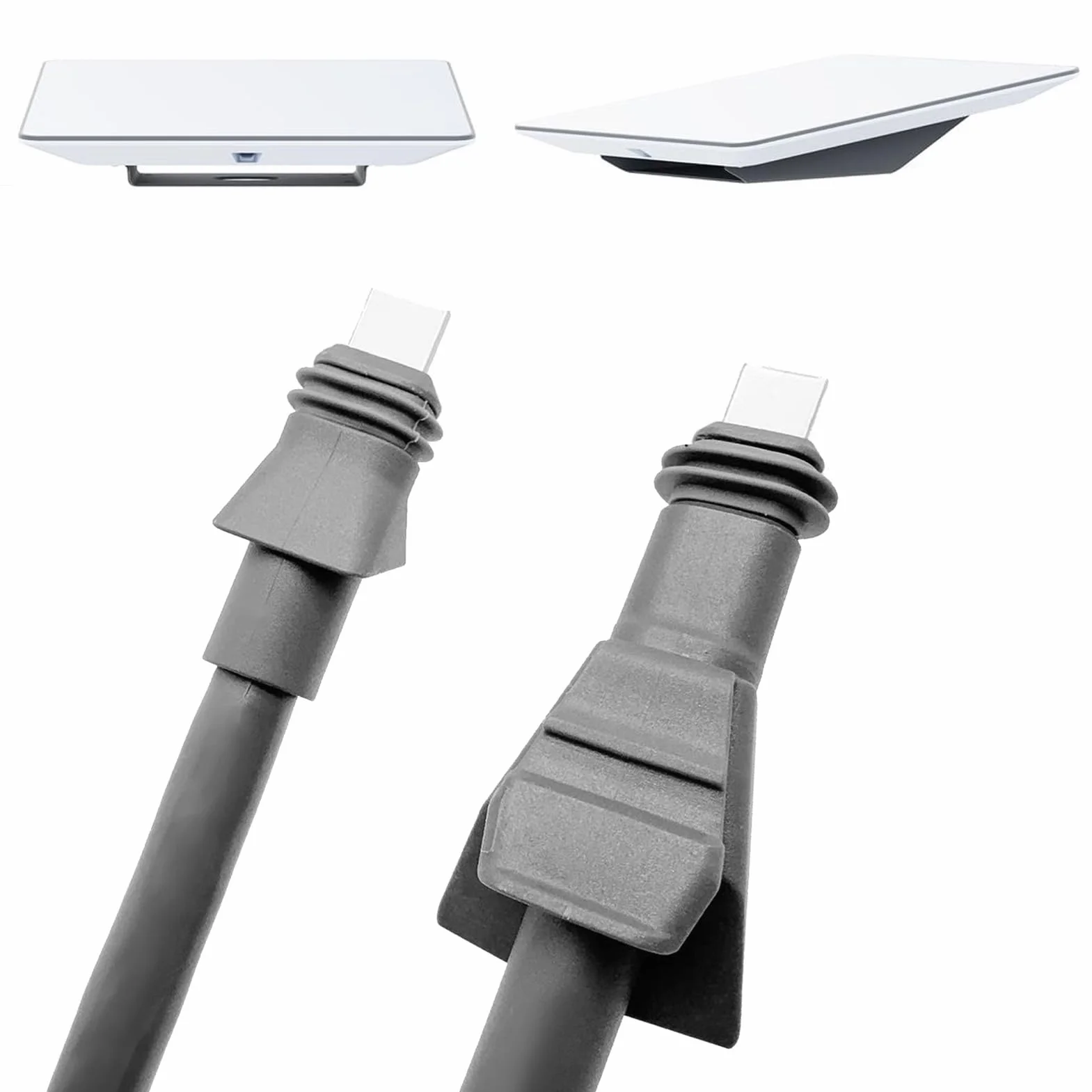 Fafeicy Câble de Remplacement pour Starlink 25m, Connectivité Haute Performance IP68, Câble Plat avec Noyau en Cuivre, Résistant aux Intempéries pour une Connexion Stable en Extérieur