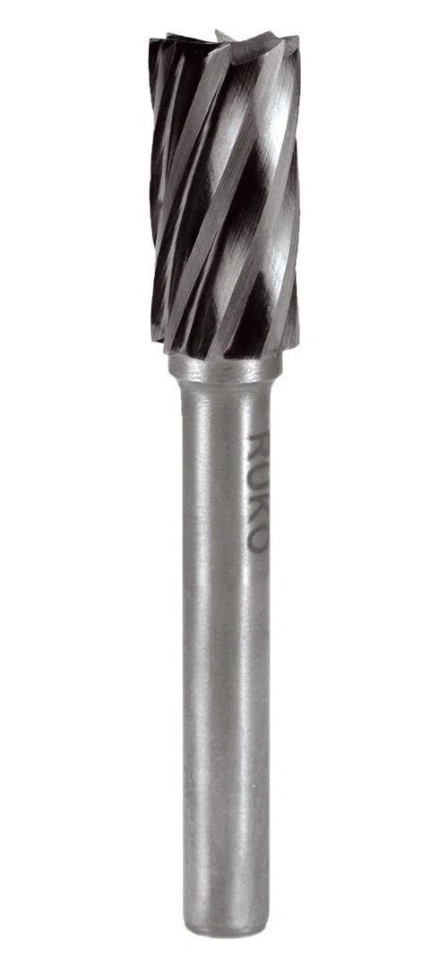 RUKO 116015A Fresas metal duro para aluminio forma A ZYA Cilíndrica sin dentado frontal 6 x 58 mm