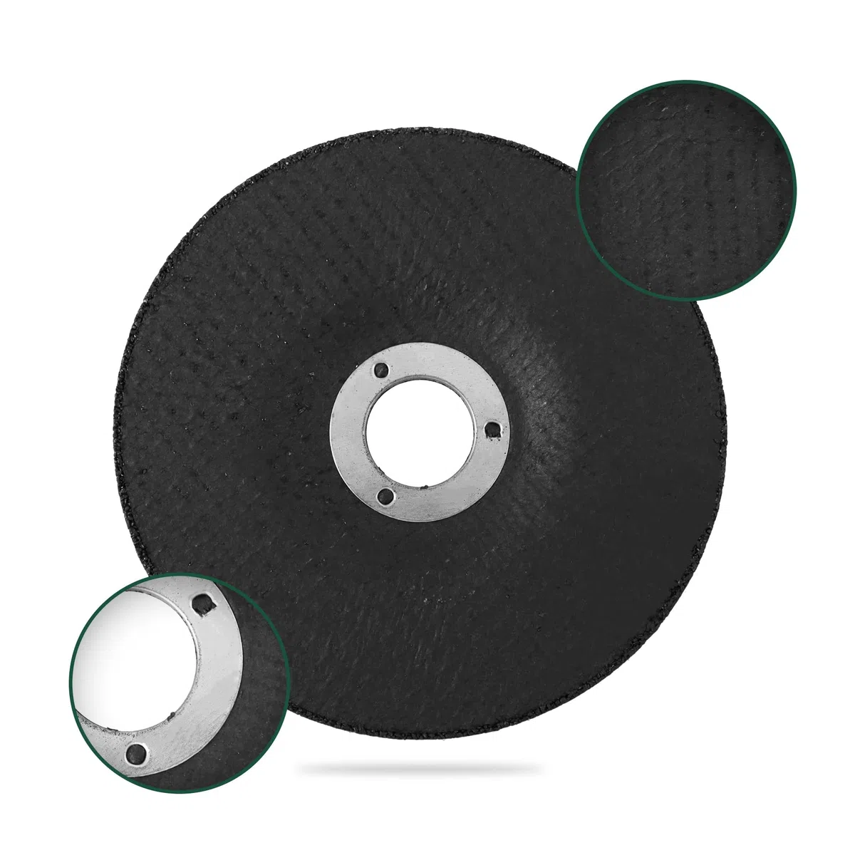 10x Disques à ébarber Métal Acier Fer 125 mm 22,2 x 6,4 mm Meules Meulage Meuleuse à Tronçonner D'angle Abrasif Ponçage Carbure de Silicium