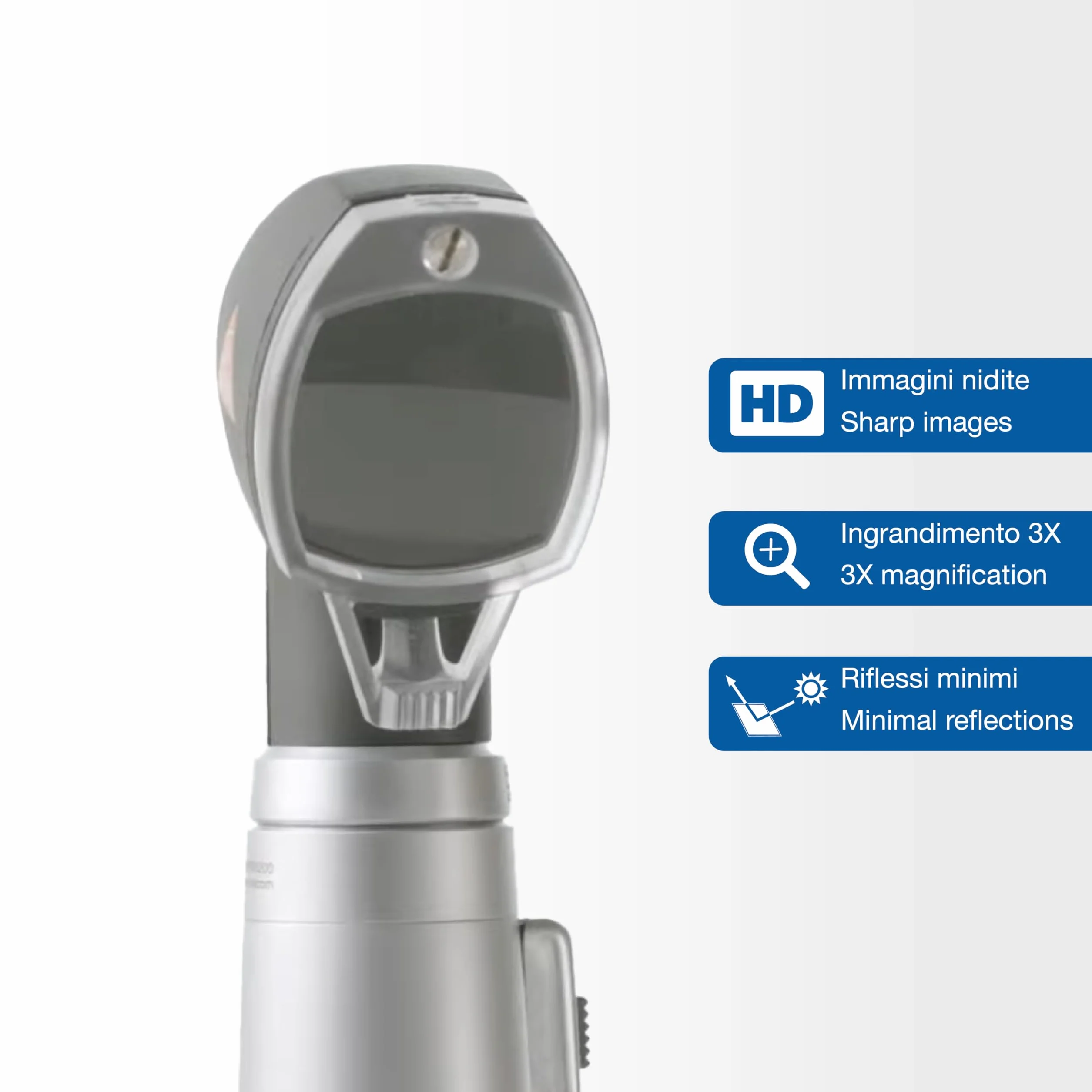 Heine Mini 3000 Otoscope F.O. LED, noir, avec étui