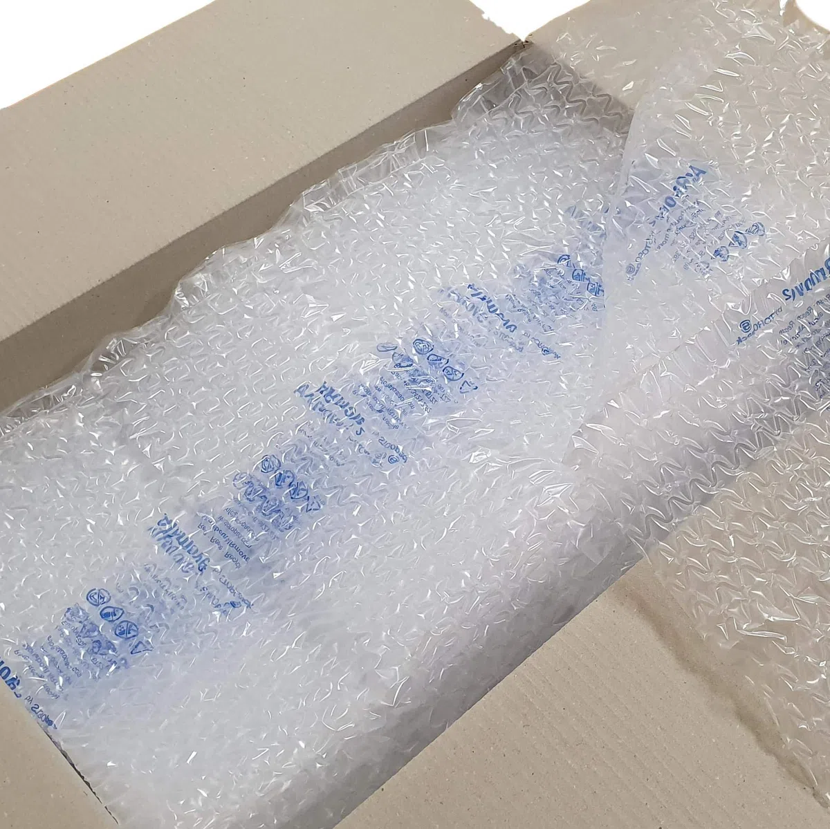Coussins à air prégonflés pour remplissage - gonflés et emballés - remplacement 99% plus léger et résistant