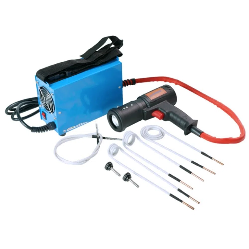 Outil d'induction thermique – 2000 W 110 V-240 V Kit de chauffage magnétique à induction avec 3 bobines, outil de retrait de vis rouillées, chauffage rapide et aucune flamme nue générée
