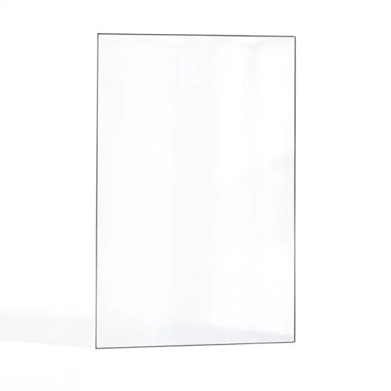 Vitre Jotul FS73 - Verre Rectangle Latéral pour Insert - 222 x 342 mm (L1 x H1) - 4 mm