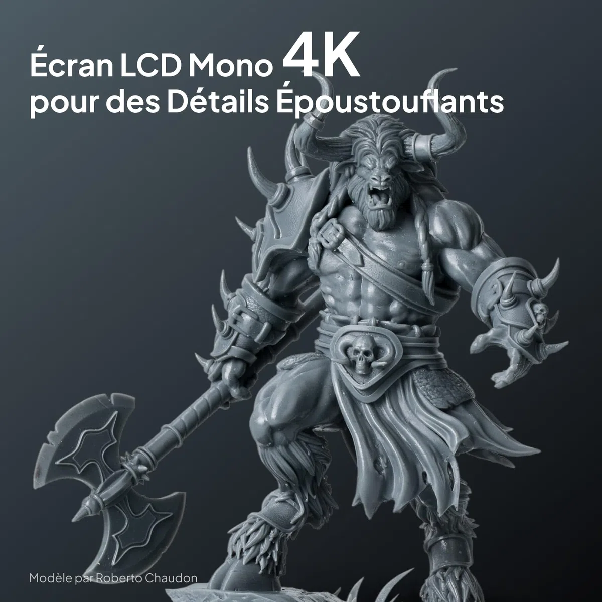 ELEGOO Mars 5 Imprimante 3D Résine avec Écran LCD Monochrome 4K, Nivellement Automatique, Autocontrôle, Resin 3D Printer pour Débutants, Facile à Utiliser, Taille d'impression de 143,43x89,6x150 mm³