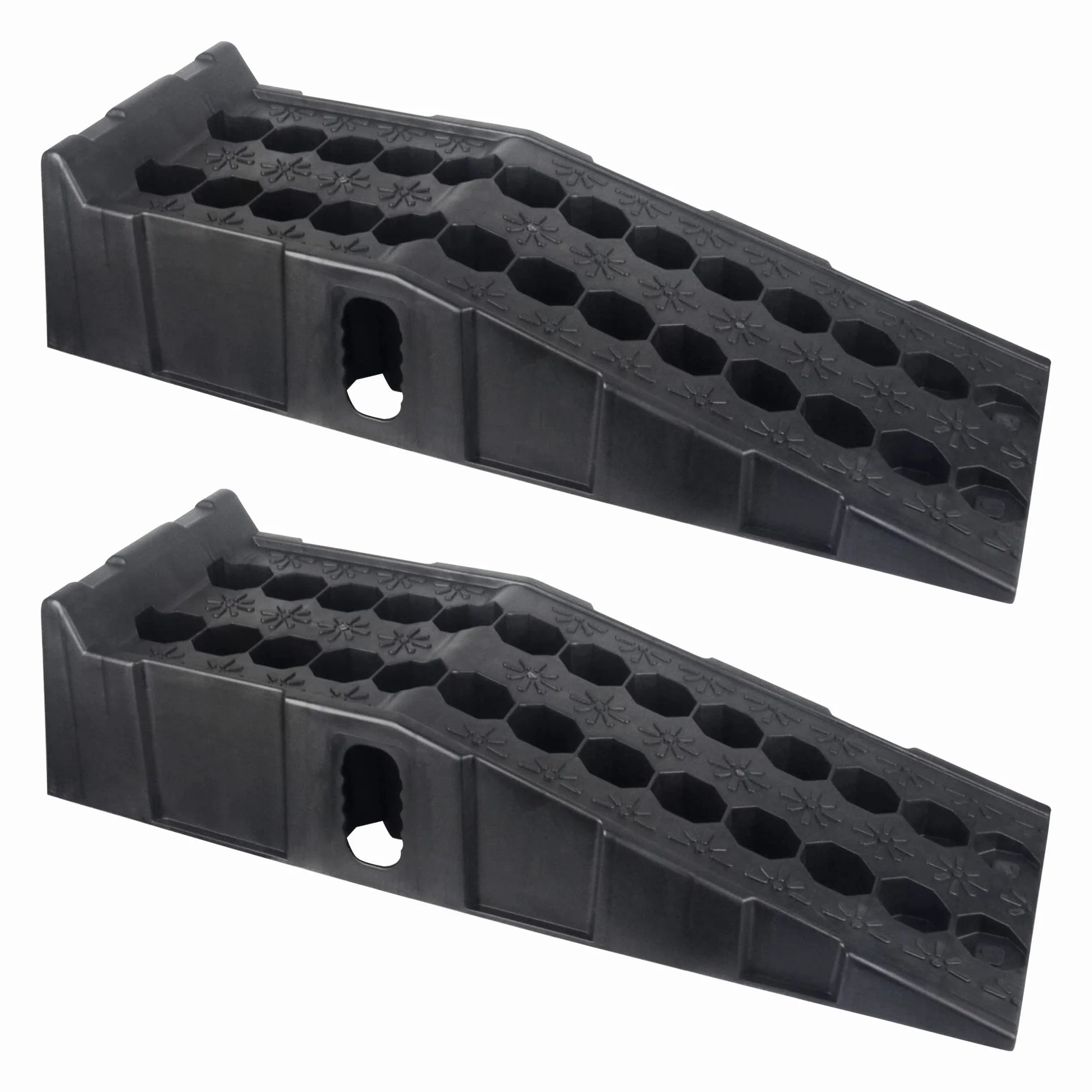DAYUAN - Lot de 2 rampes en plastique de 7 tonnes ultra-robustes pour garage, pour le levage des véhicules automobiles, atelier, service et réparation de voiture