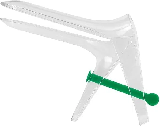 Spéculum Vaginal à Usage Unique Modèle à Pivot Central L Large Conf. 100 Pièces