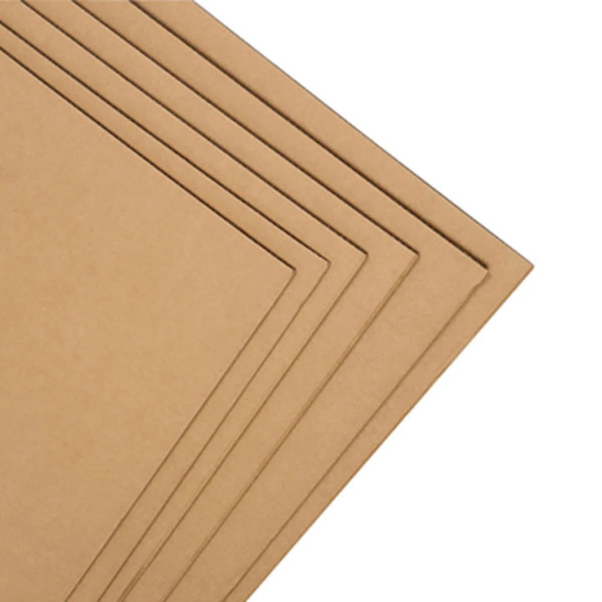 Leo Design Lot de 52 feuilles de carton ondulé A3 3 mm pour emballage envoi arts et travaux manuels