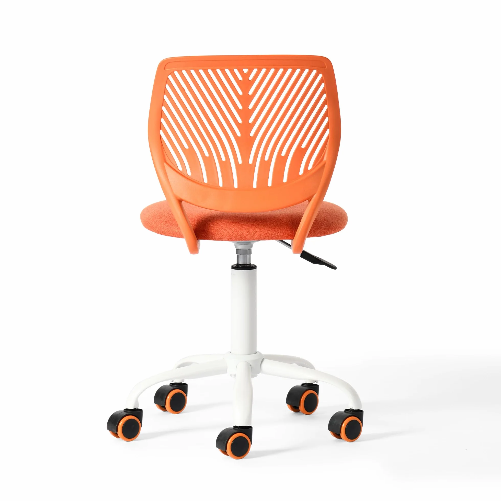 Chaise de Classe Compacte Ergonomique pour Enfants, Dossier en Maille Respirante, Hauteur Réglable, Citrus